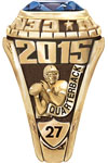 Football - Quarterback class ring