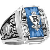 Boy's Class Ring with Diamonds - Ovation on sale