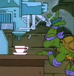 Donatello Fixing Stuff