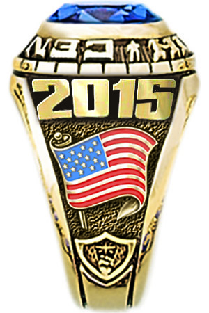 Fantasy Football Championship Ring - American Flag