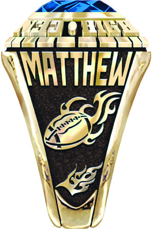 Football Tribal Ring Design