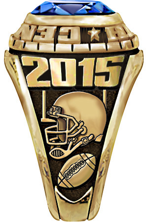 Football 1 Ring Design