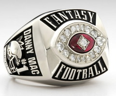 Fantasy football champion ring 