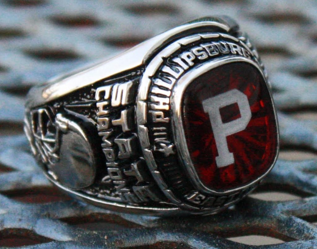 high school football state championship rings